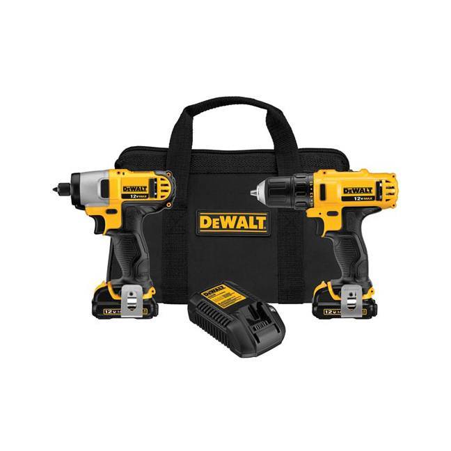 Dewalt DCK211S2 12V Drill / Driver Combo Kit