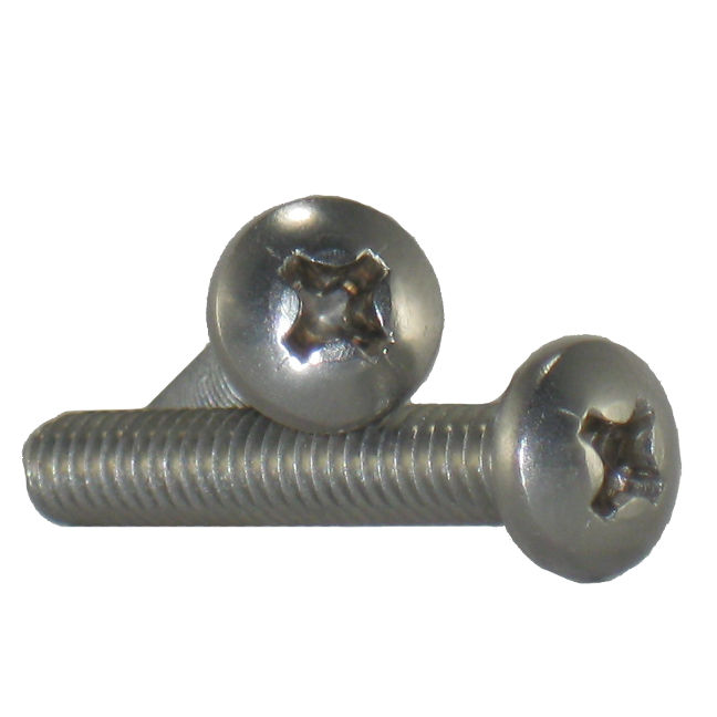 Machine Screw Pan Head Phillips Stainless Steel 632 BC Fasteners